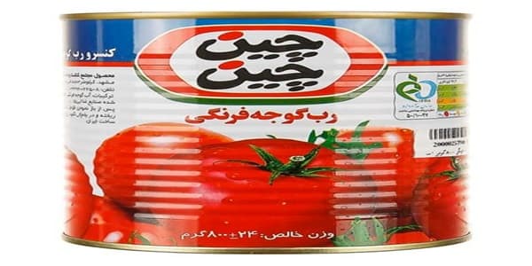 تصویر 2 از قیمت خرید رب گوجه فرنگی چین چین ۸۰۰ گرم عمده به صرفه و ارزان